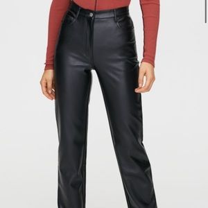 Aritzia leather pants